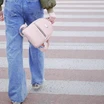 Жіночий персиковий рюкзак small