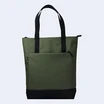 Зеленая сумка шоппер для ноутбука