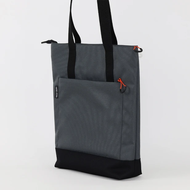 Сіра сумка шопер для ноутбука