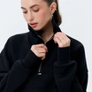 Світшот Чорний утеплений FW 24-25