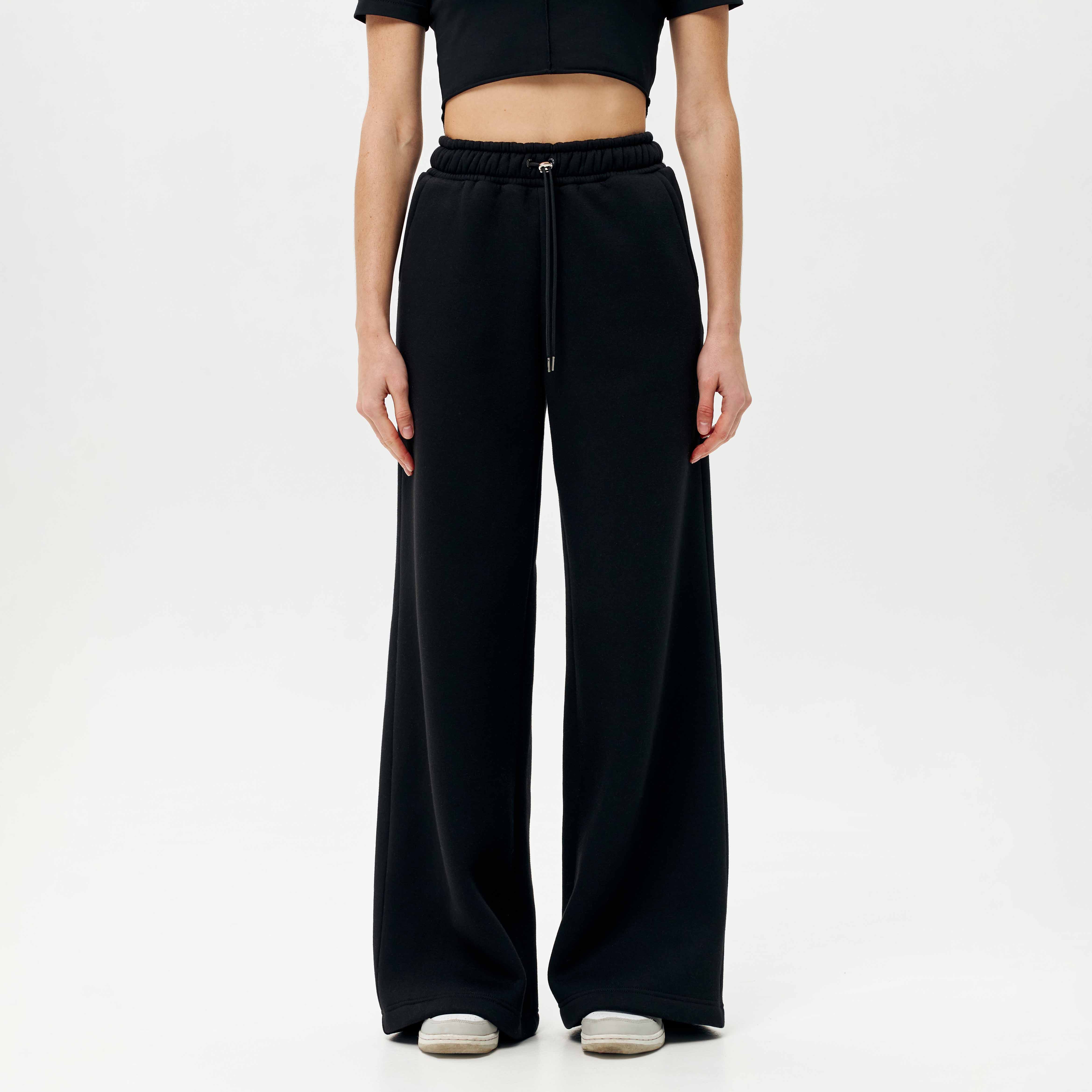 3段クルーンver.2-GRAVITY STORM- Black Edition Купить Штаны прямые Черные утепленные FW 24-25 - Twins Store