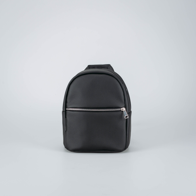Черный кожаный рюкзак small