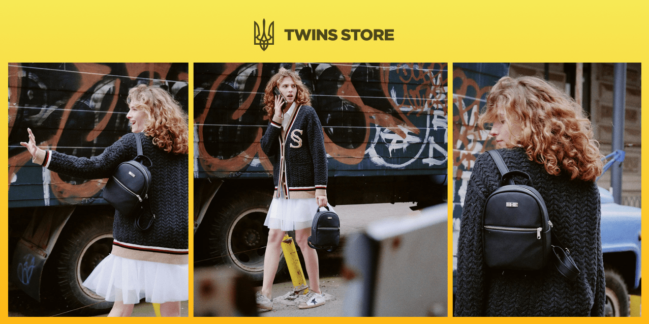 Купити рюкзак жіночий українського виробництва Twins Store
