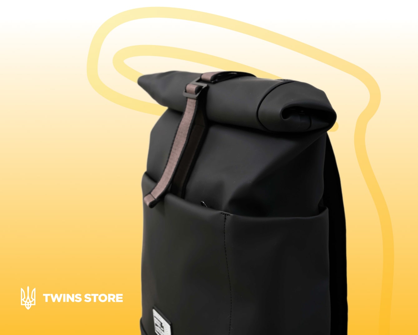  заказать стильный рюкзак роллтоп на Twinsstore