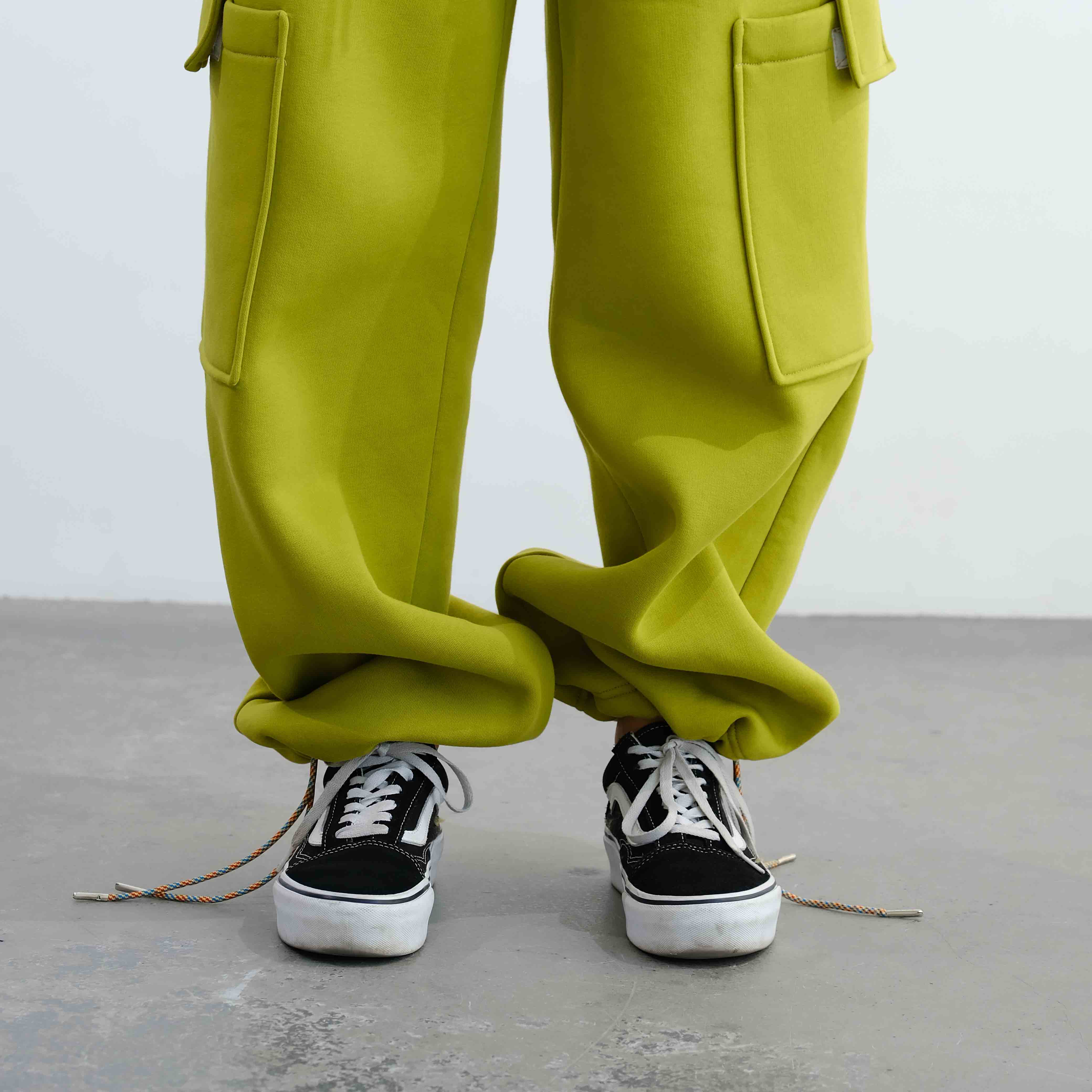 Купить зеленые спортивные штаны женские SS23 - TWINS STORE